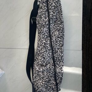 Black and White Patterned Sling Bag